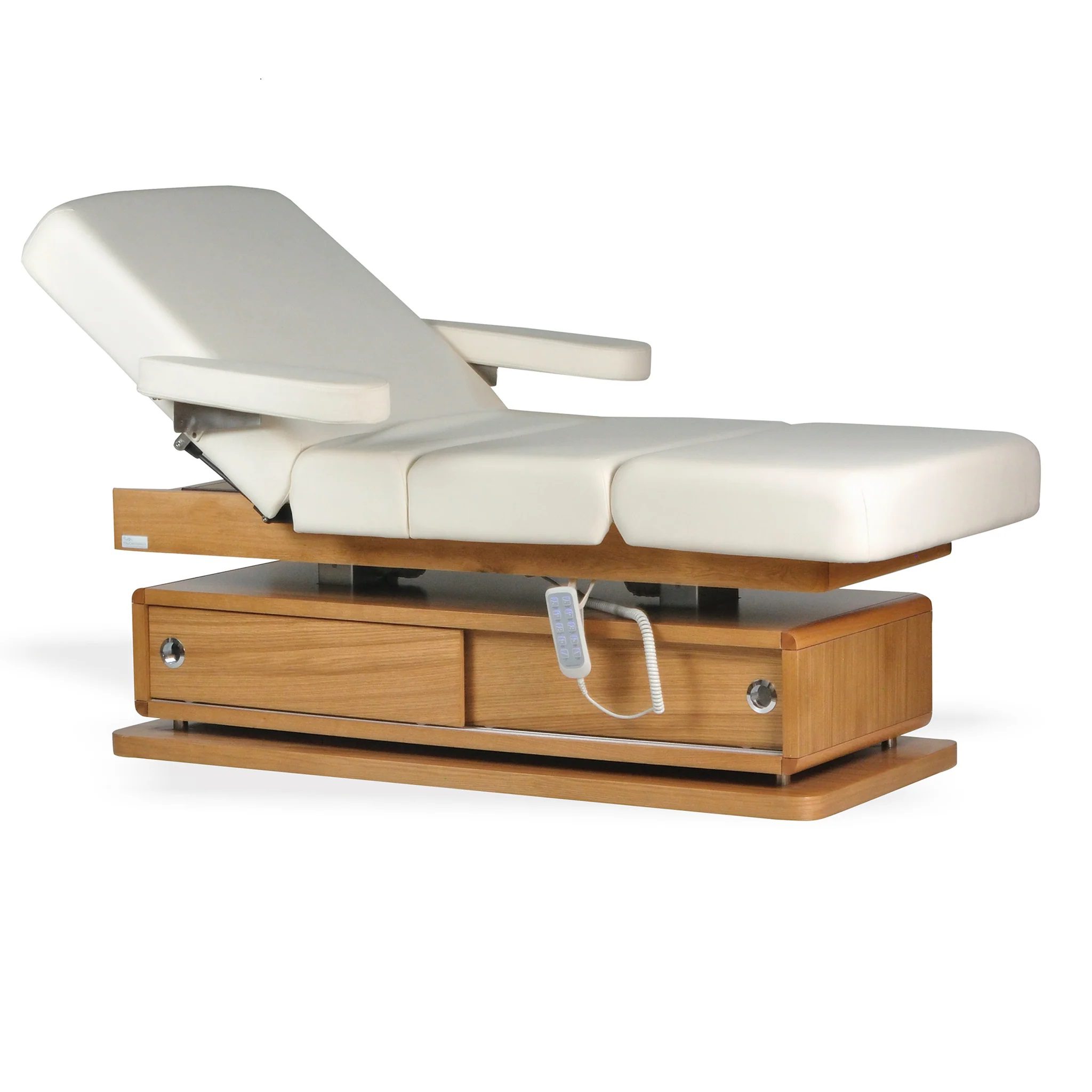 AIDA Solid Oak Treatment Massage Wellness Table - Image 3