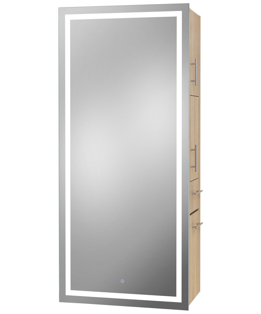 9110 LED Mirror With Beechwood Styling Station - Image 2