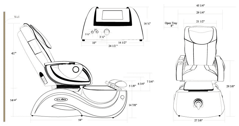 Cleo GX Pedicure Spa Chairs Call For Our Best Deals Please - Image 7
