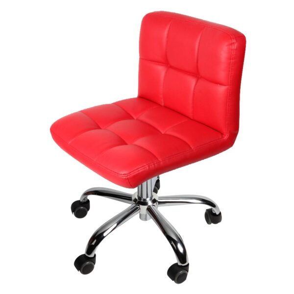 Pedicure Stool With Backrest In Many Colors