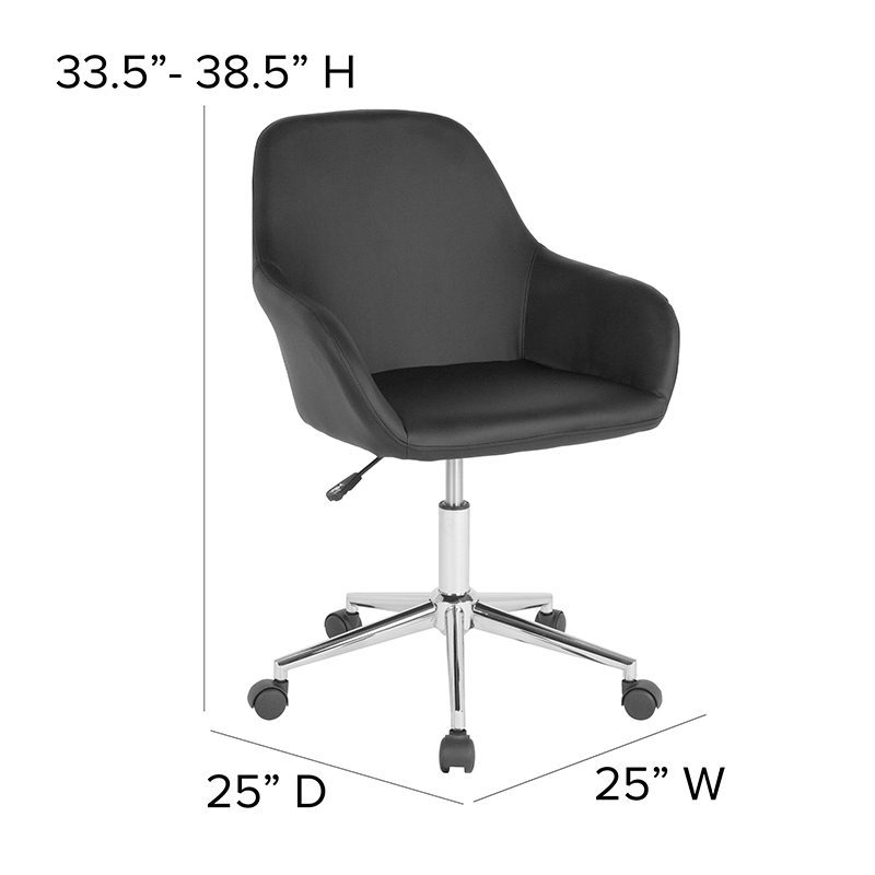 8012 Manicure or Desk Mid-Back Chair 4 Colors - Image 6