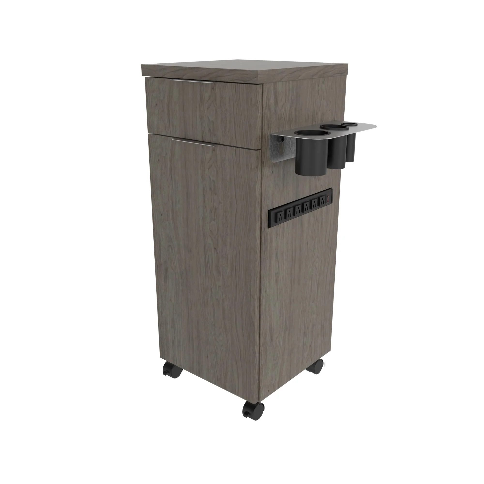 E1001P Portable Styling Station With Outlet Strip