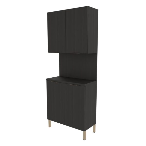 E1103P 32 Inch Shampoo Backbar Metal Legs