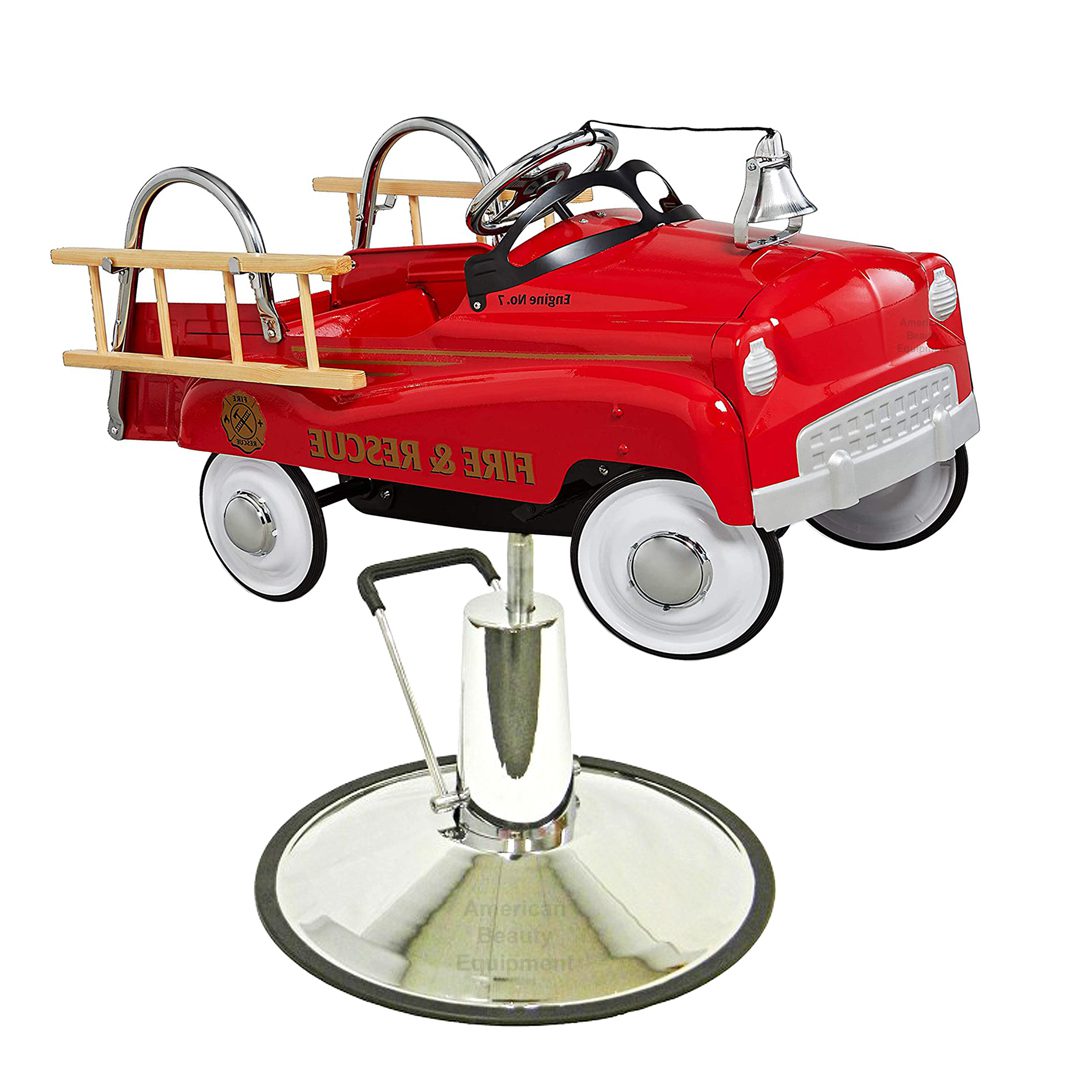 Red Classic Fire Truck Styling Chair Children's Hair Cuts