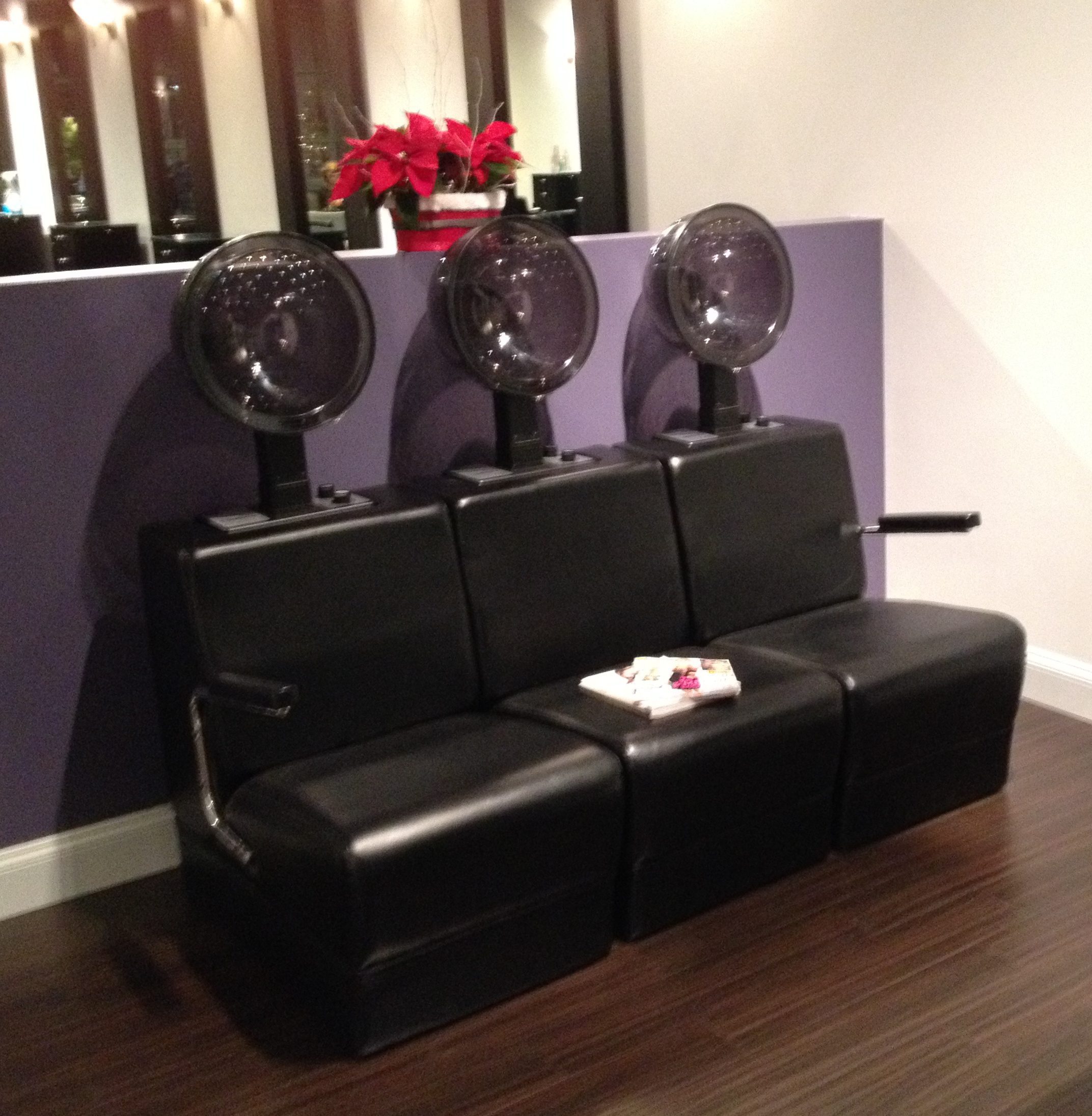 431 Italica Hair Dryer Chair Black Thick Padding - Image 3