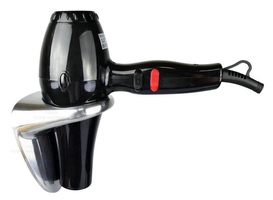 061 Wall Mount Blower Holder Fits Large Barrel Hair Dryers