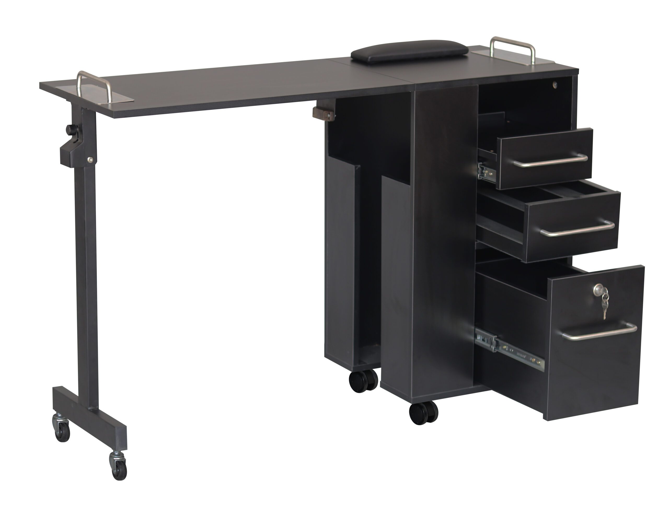 2714 Folding Hideaway Manicure Table (Top Quality) - Image 3