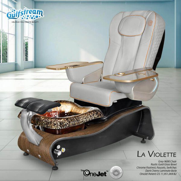 La Violette Pipeless Glass Bowl Pedicure Spa - Image 7