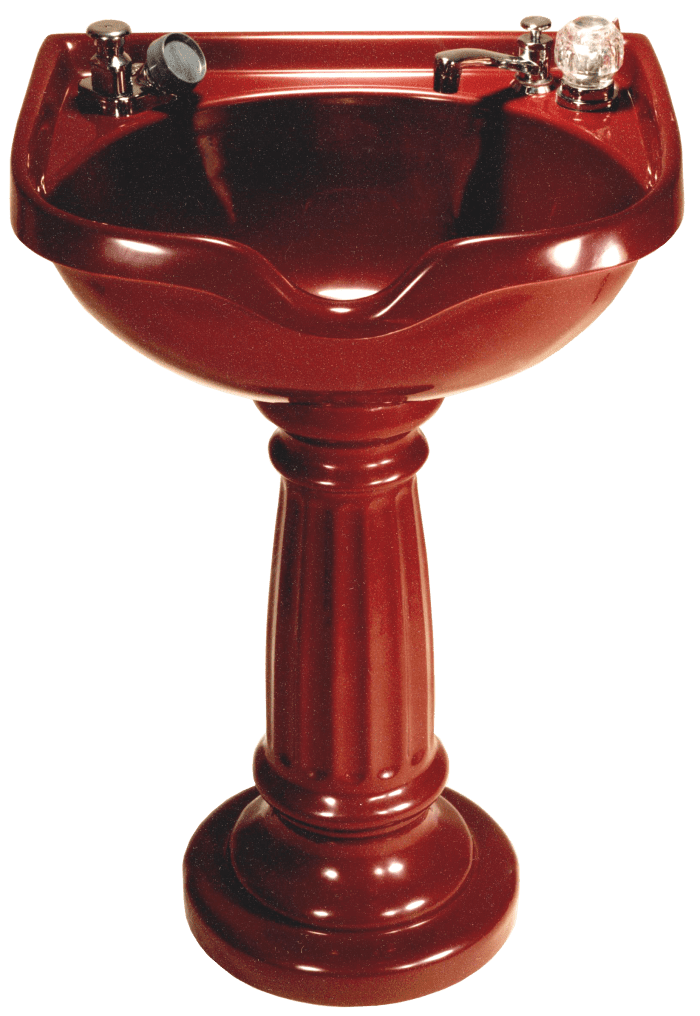 300 Pedestal Wall Cultured Marble Shampoo Bowl by Marble Products USA - Image 3