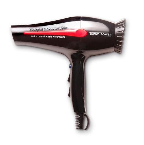 1875 Watt Italian Blow Dryer Deal Mega Power 4000 Black - Image 2