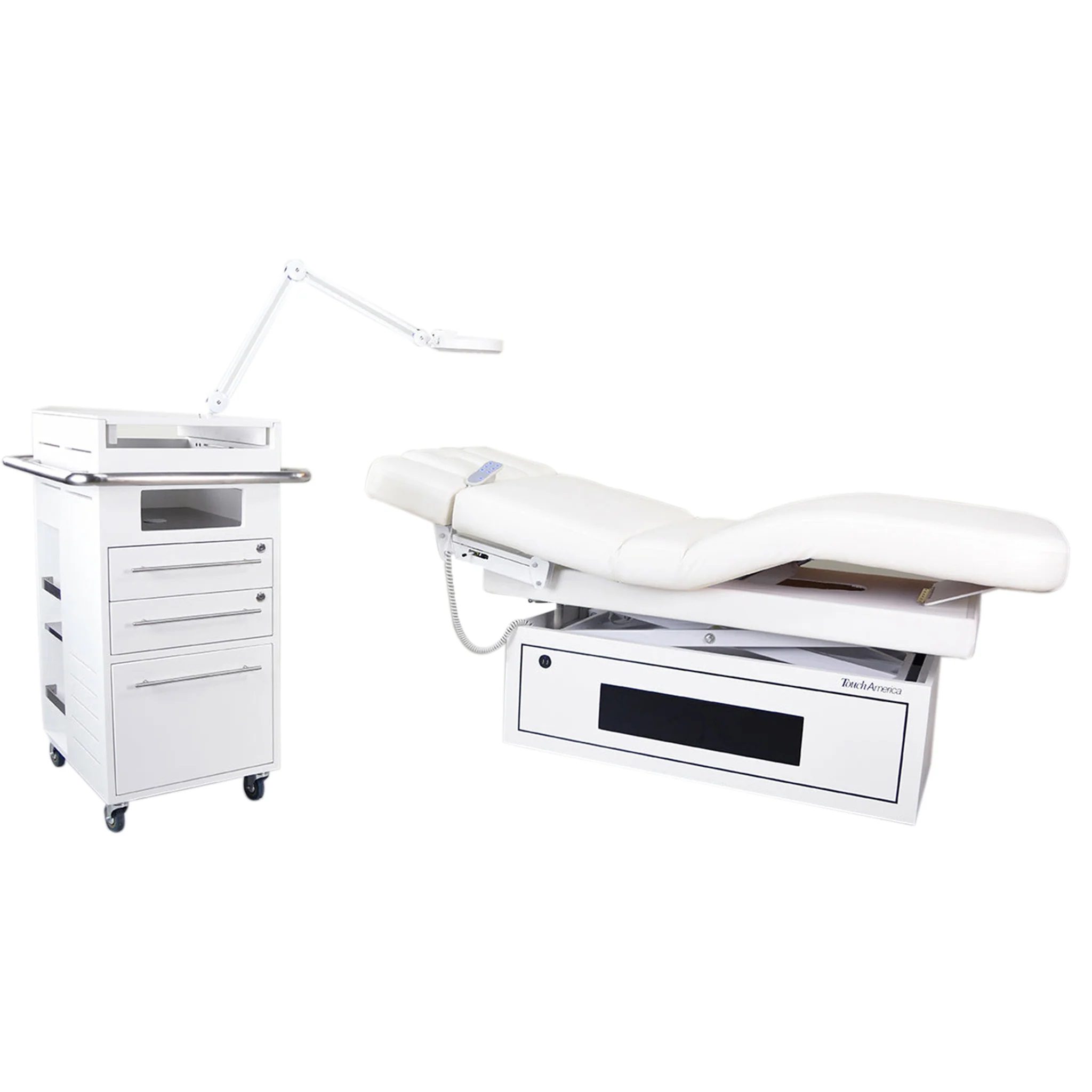 Mesa Massage Wellness Table White With Drawer - Image 2