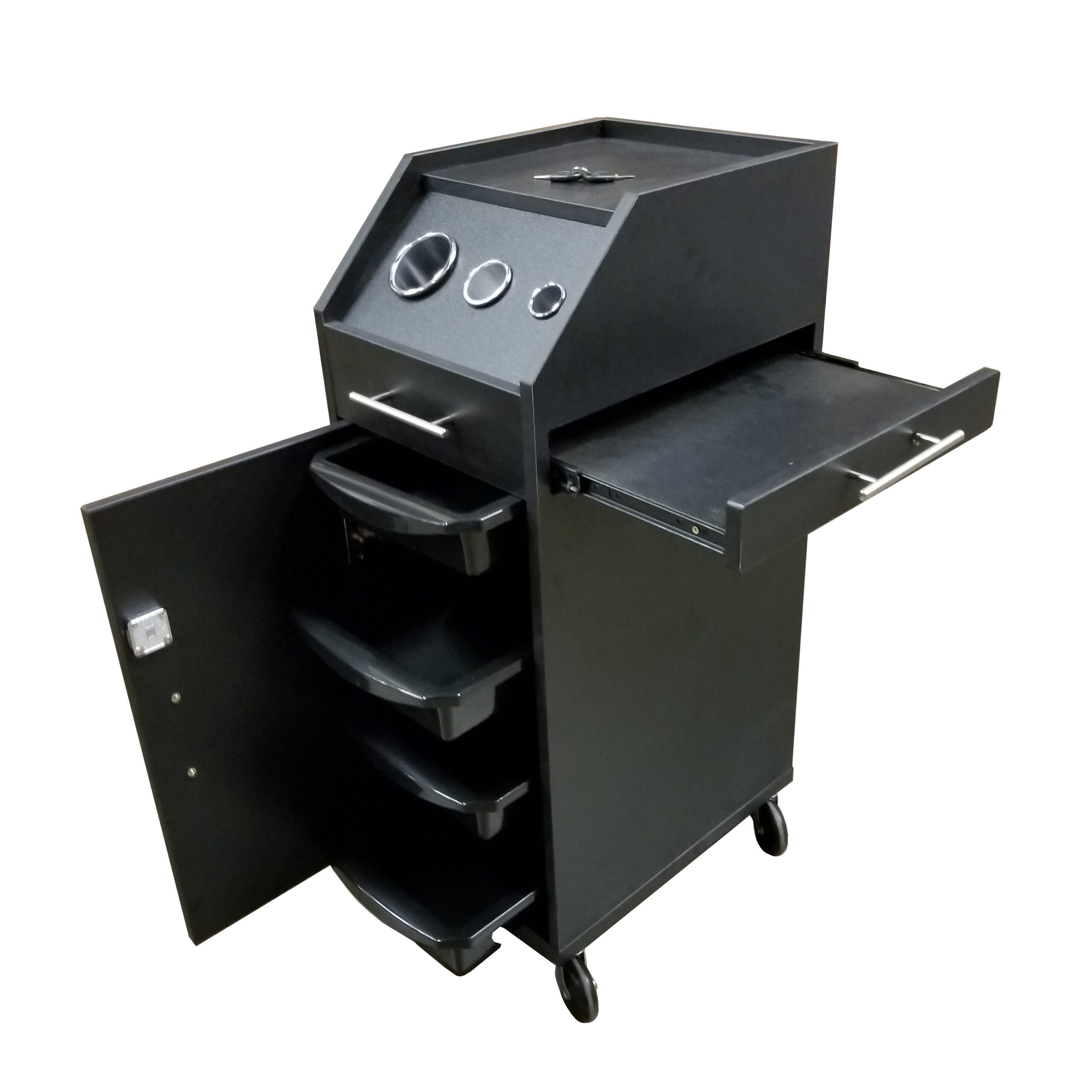 900 Rolling Styling Station Locking Laminated Door - Image 2