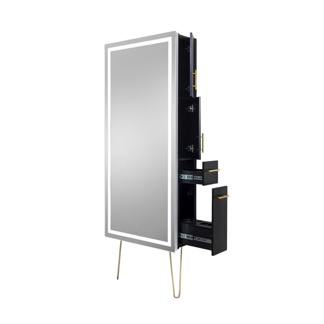 9110 Lumina Lighted Styling Station With Legs - Image 5