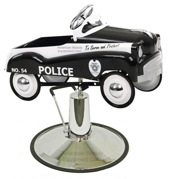 Metal Police Car Styling Chair Your Choice of Base