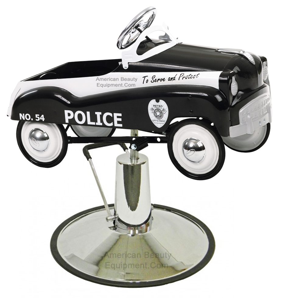 Metal Police Car Styling Chair Your Choice of Base