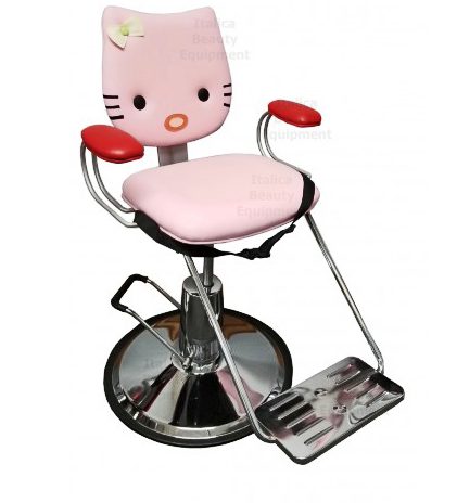 Hot Pink Kitty Hair Styling Chair Girls Age 3-12