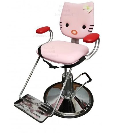 Hot Pink Kitty Hair Styling Chair Girls Age 3-12 - Image 2