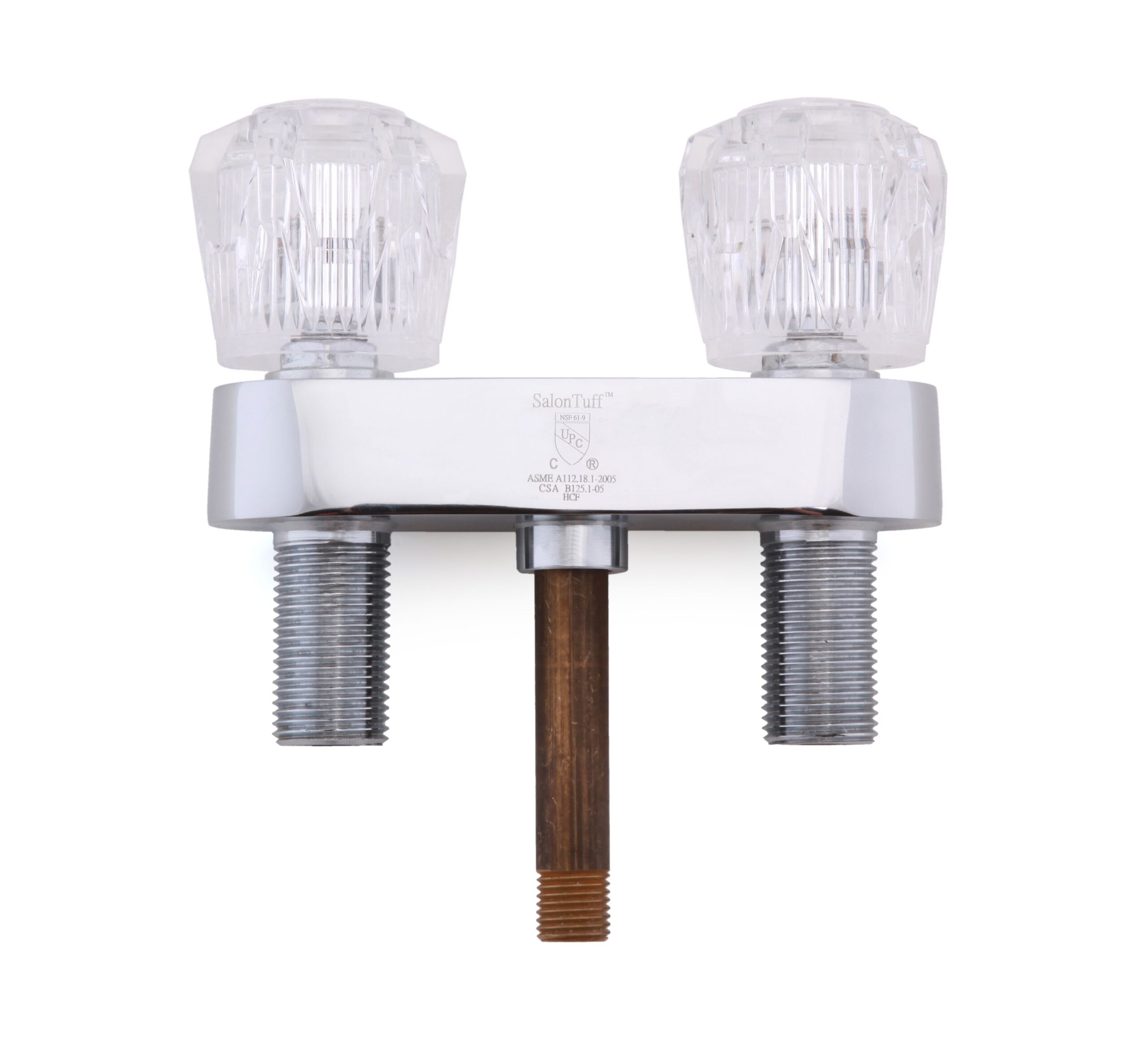 HCF Hot & Cold Faucet For Shampoo Bowls Fits Older Marble Products Shampoo Bowls