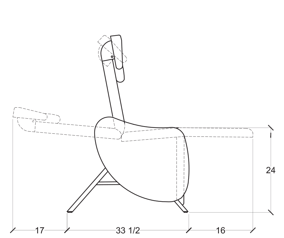 Takara Belmont RICHE Eye Lash Application Chair - Image 4