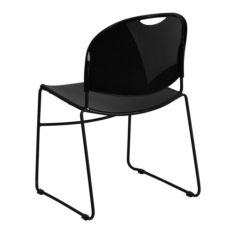 188 Black Stacking Class or Waiting Chair - Image 3