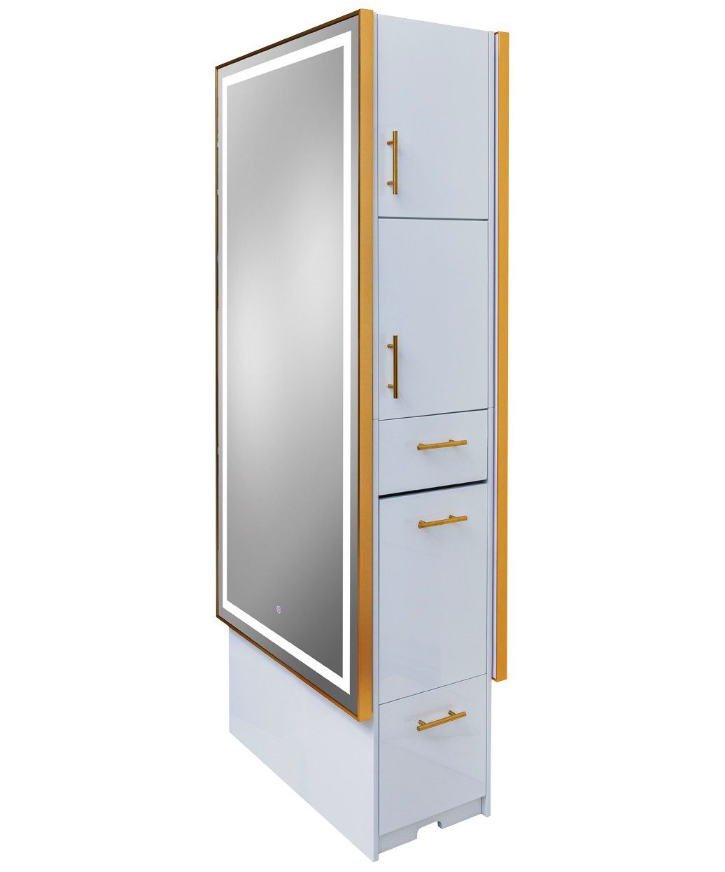 9220-2 Gold Lumina LED Back To Back Styling Island