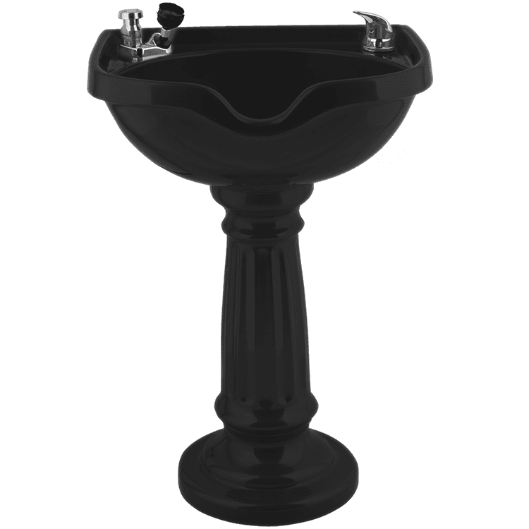 300 Pedestal Wall Cultured Marble Shampoo Bowl by Marble Products USA - Image 2