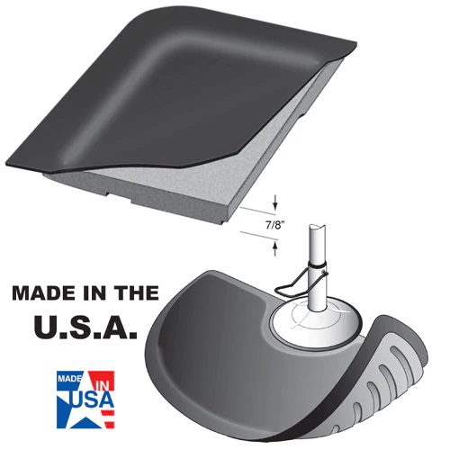 4X5 Wide Multi-Flex Half Circle Anti Fatigue Styling Mat - Image 4