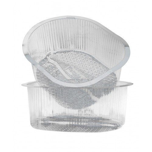 Pibbs DG105G Grey Mobile Pedicure Cart With Footsie Bath - Image 2