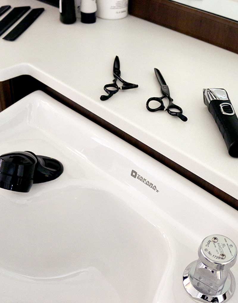 Majolica Japanese Shampoo Bowl Neckrest Built In - Image 4