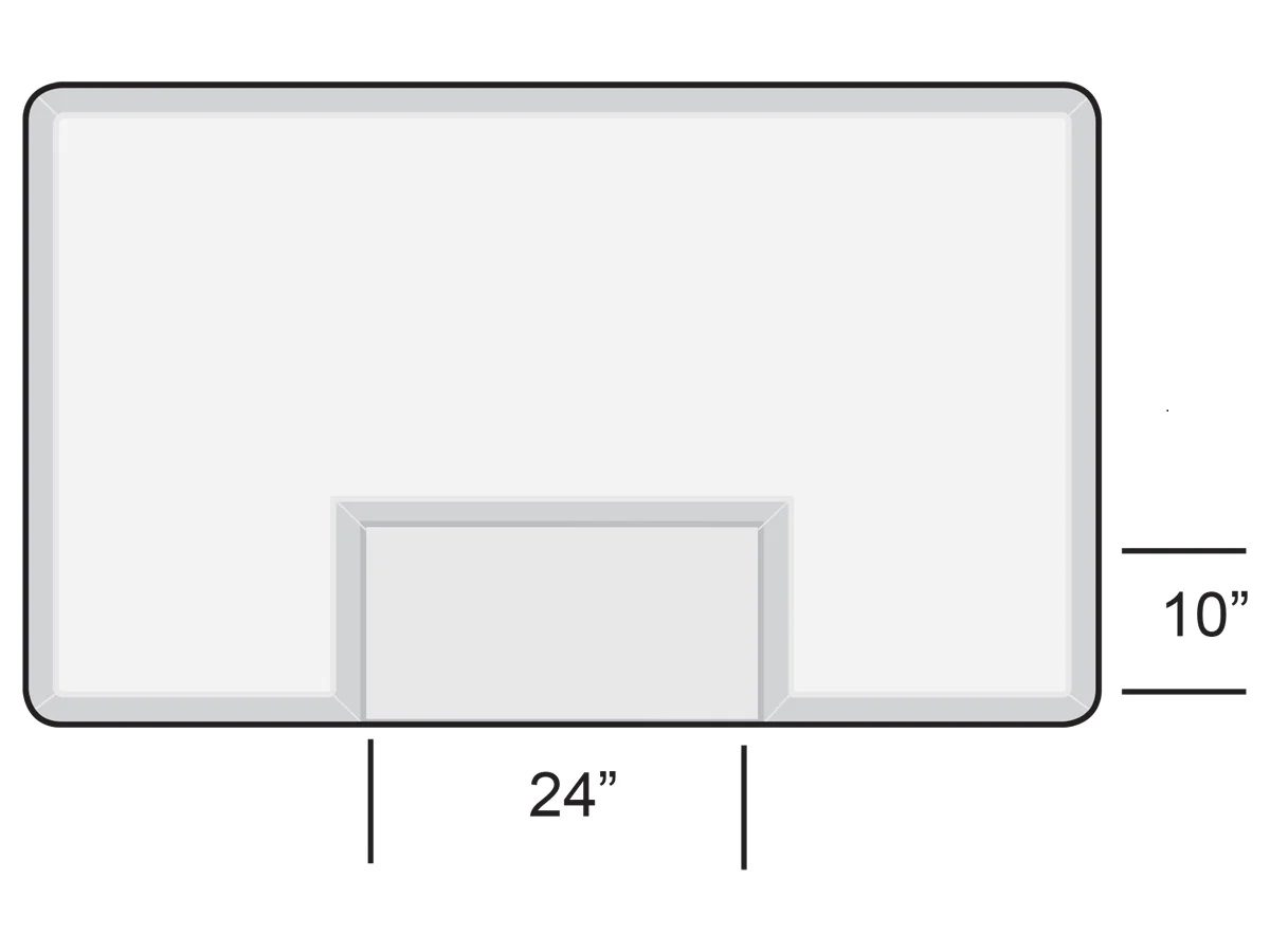 3 X 5 Rectangle Square Base Cut CC Quad Salon Mat - Image 3