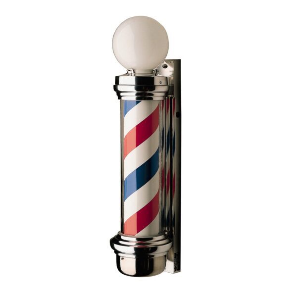 Marvy 88WLT 2 Light Revolving Barber Pole Wall Mount
