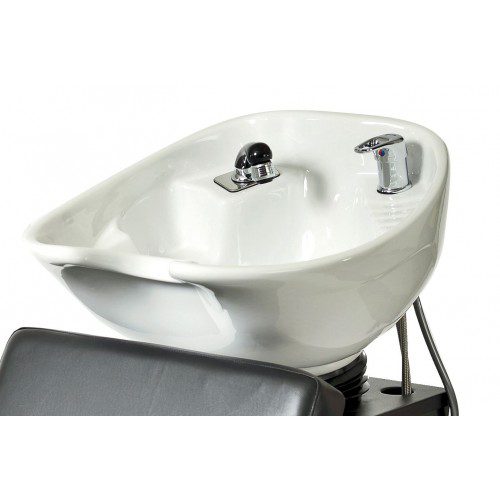 0546 Deep Italian Porcelain Shampoo Bowl For Most Shampoo Backwashes - Image 5