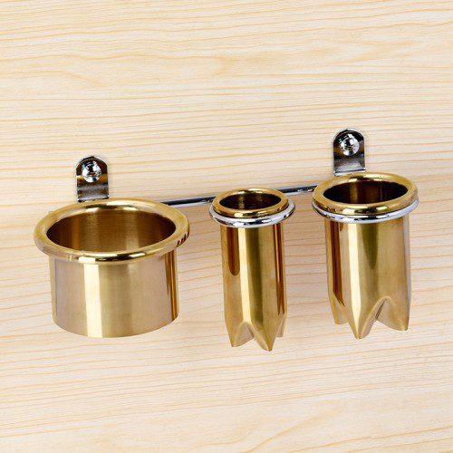 3 Ring Styling Tool Holder Wall or Cabinet Mount - Image 3