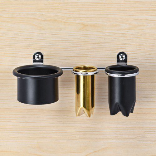 3 Inch Black Hair Dryer Insert Salon Cabinets 032 - Image 5