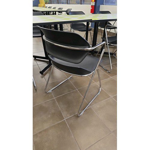 USA Made Stacking Reception Chairs Hardened Steel Wire Frame - Image 2