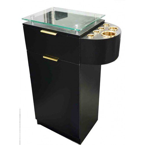 095 Black Styling Cabinet Gold Side Tool Holders - Image 6