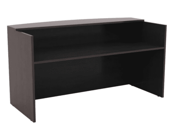 Espresso Brown New Reception Desk W/ Transaction Counter