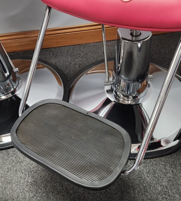 Kids Rubber Covered Chair Footrest 13 3/4" Hole To Hole