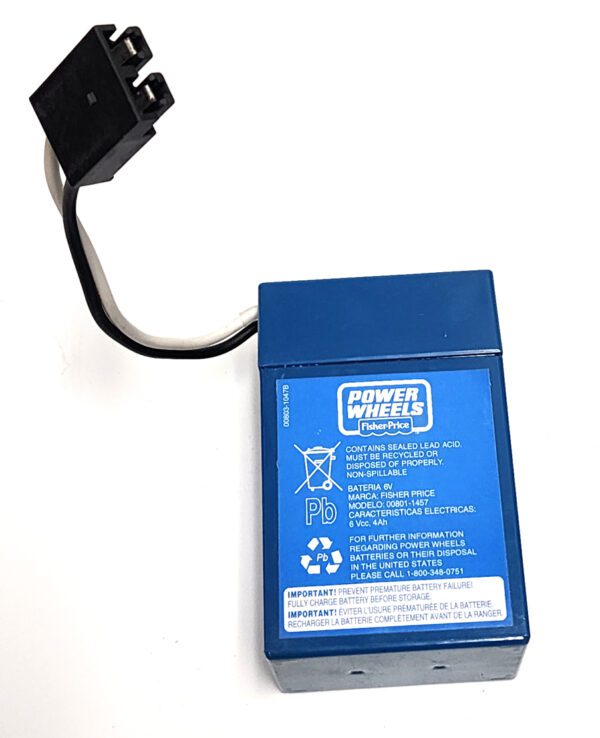 Power Wheels 6 Volt Battery For Ride On Cars