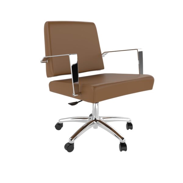 E340 Modern Task Nail Desk Client Chair 6 Inch Lift