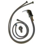 601 UPC Coded 1/2" Hot Cold Faucet 1/2" Silver Dual Sprayer Asse1001