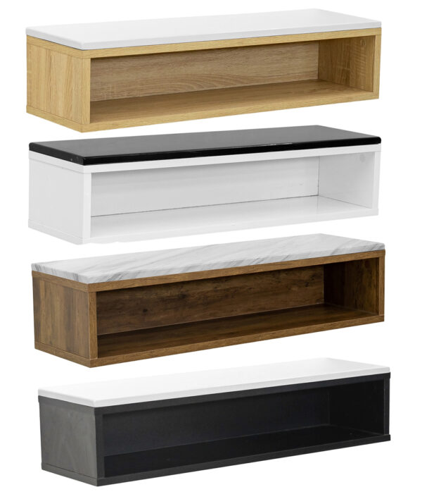 6003 Pibbs 32 Inch Cubby Shelf Stone Top 4 Colors