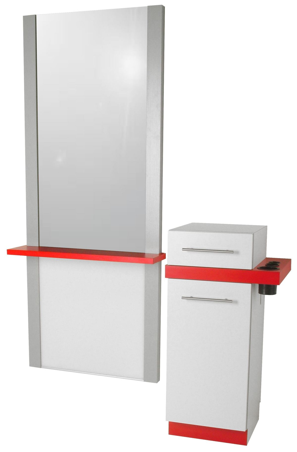 626-20 Alta Free Standing Station Plus 623-32 Mirror