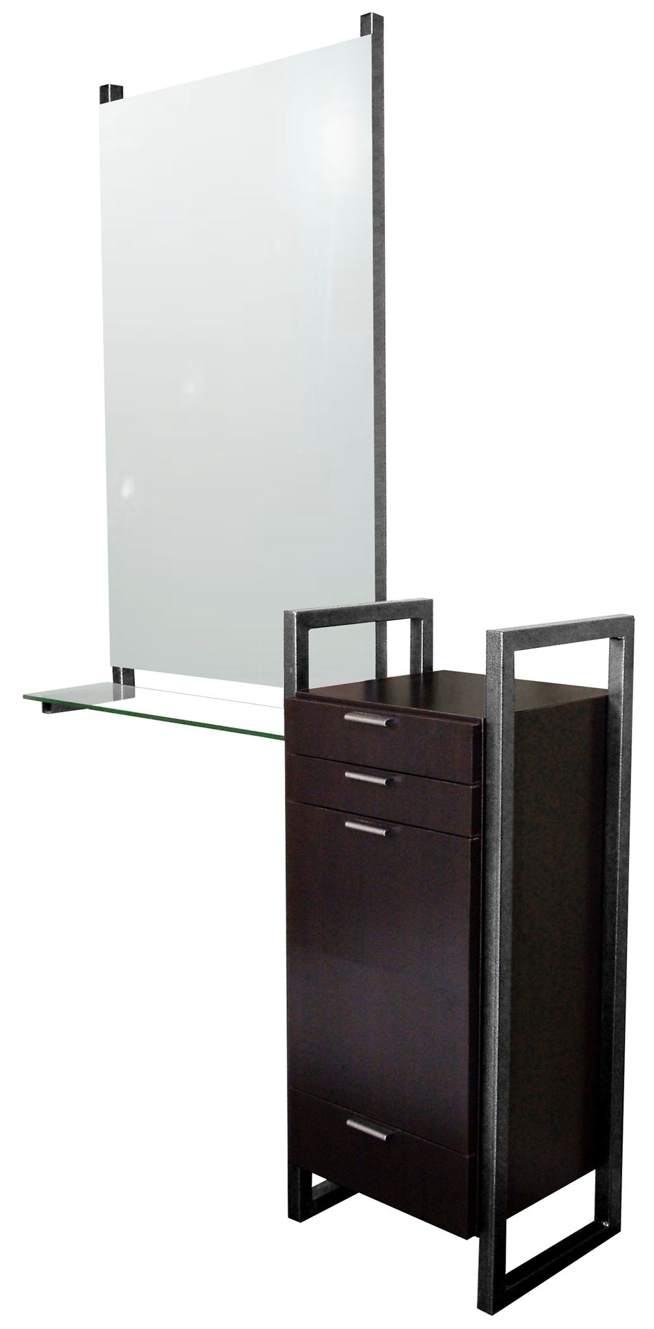 963-18 Styling Station Steel Sides Free Standing