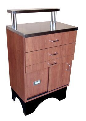 40343B Custom Pedicure Treatment Cabinet Stainless Steel Top