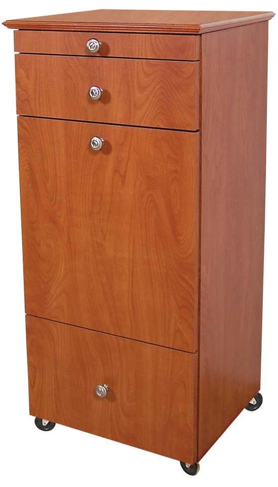 E06 Rolling Hair Styling Station Vanity Tilt Out Panel