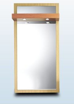 T4060 Showroom Styling Mirror Upper Lights