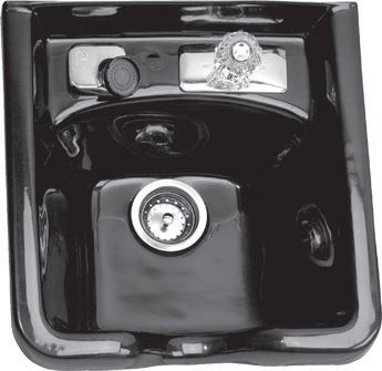Pibbs 5350 ABS Shampoo Bowl UPC Coded Faucet, Sprayer & Bracket +$129.00