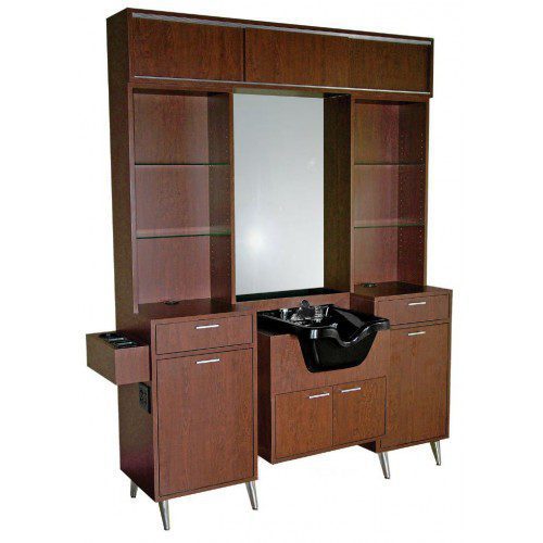 5575-72 Inch Magic Barber Wet Booth Station