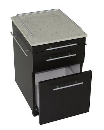 Touch America 41058-2 Pedicure Trolley In Dark Wenge Color - Image 2